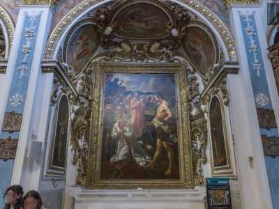 ...il martirio di san Gennaro (o dei santi Medici)...